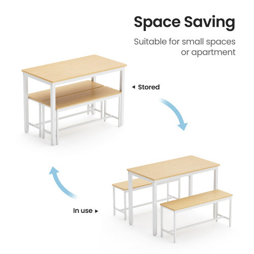 Dining Table Set, Kitchen Table Counter With Chairs